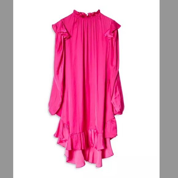 Zadig & Voltaire Ruins Satin Dress – Pink – Size Small – Excellent Condition - Picture 3 of 13
